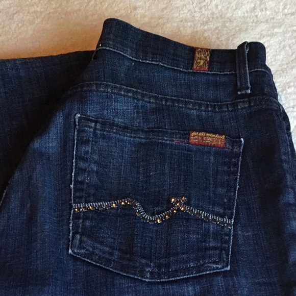 7 For All Mankind Denim - 7 FOR ALL MANKIND HIGH WAIST BOOTCUT SIZE 30